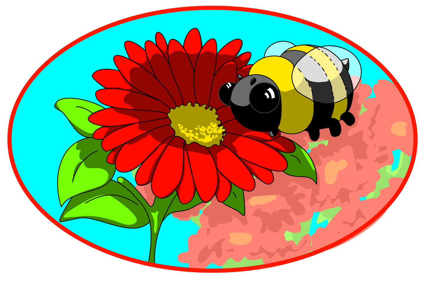 Bubble Bee Sticker