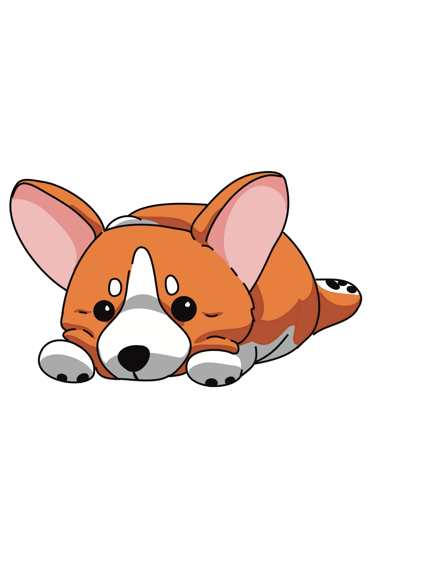 Corgi Sticker