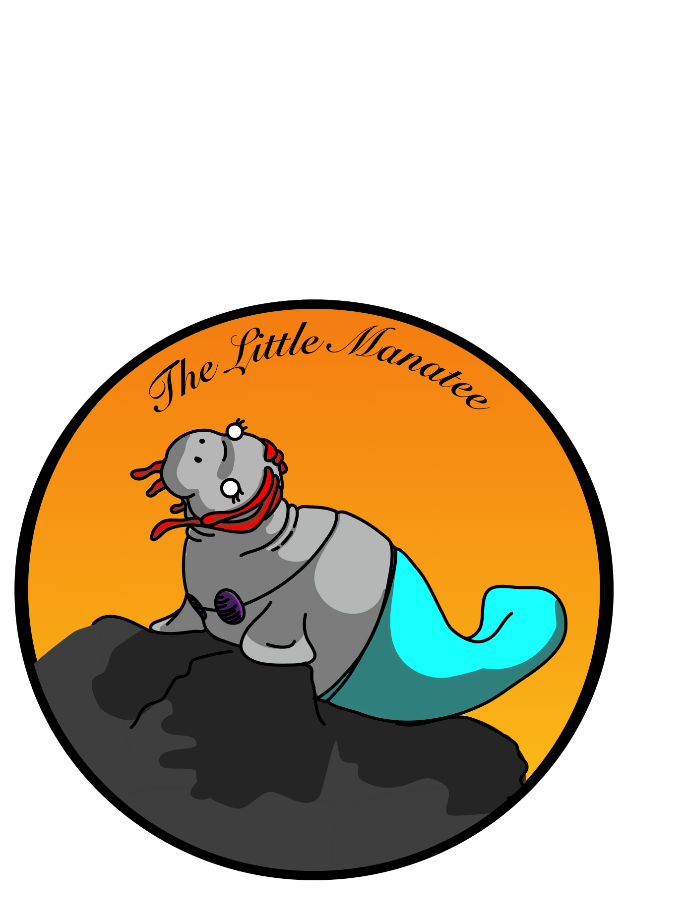 The Little Manatee Sticker