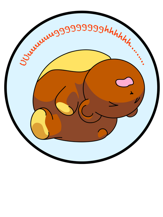 Frustrated Bear Sticker