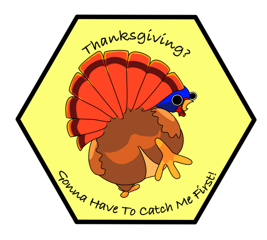 Thanksgiving Turkey Sticker